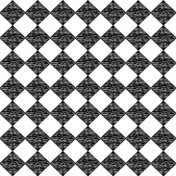 Black White Seamless Pattern Background Fabric Textile Wrap Surface Web — Vettoriale Stock