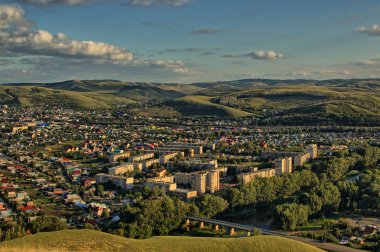 Пейзаж города. landscape town