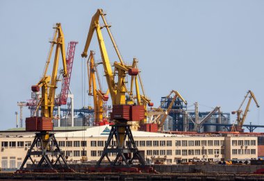 Kargo Vinçler limanda odessa, Ukrayna