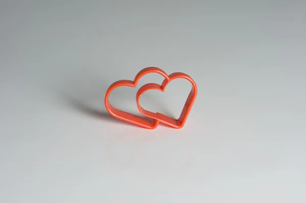 Szív alakú cookie cutter — Stock Fotó