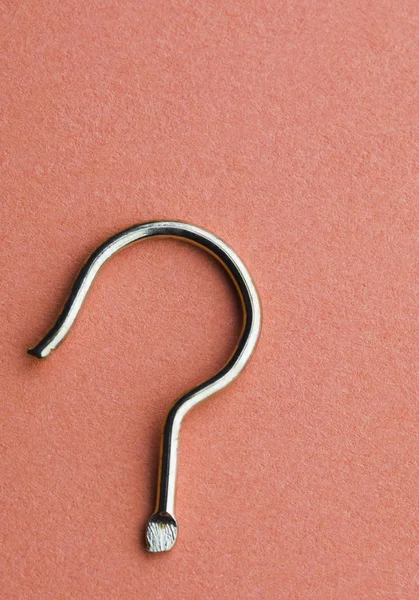 Close-up of a curtain hook — Stock Photo, Image