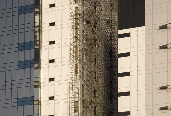 Edifício de escritórios em construção, Gurgaon — Fotografia de Stock