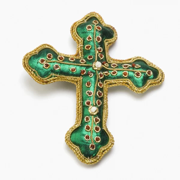 Green cross — Stock Photo, Image