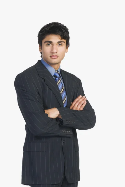 Retrato de un hombre de negocios sonriendo — Foto de Stock