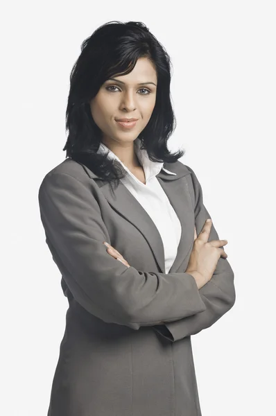 Portrait of a businesswoman smiling — Stock Photo, Image