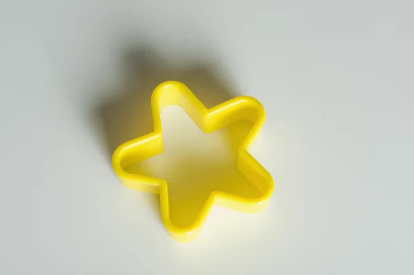 Yıldız şeklinde çerez kesici — Stok fotoğraf