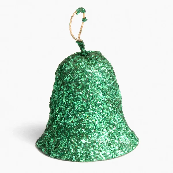 Green Christmas bell — Stock Photo, Image