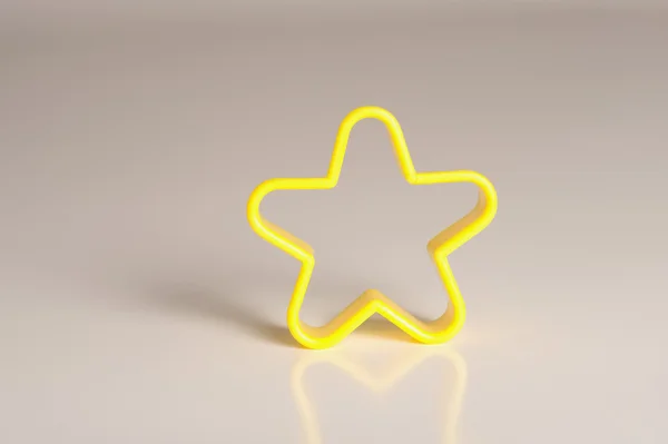 Star shaped cookie cutter — Stock Photo, Image