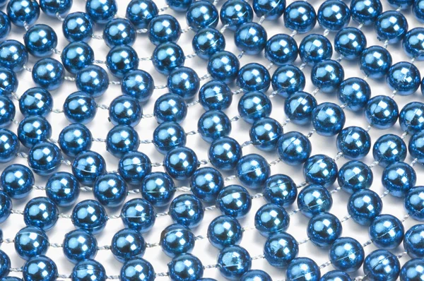 Stringa di perline blu — Foto Stock