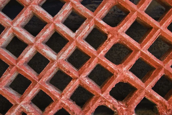 Window with grills — Stock Photo, Image