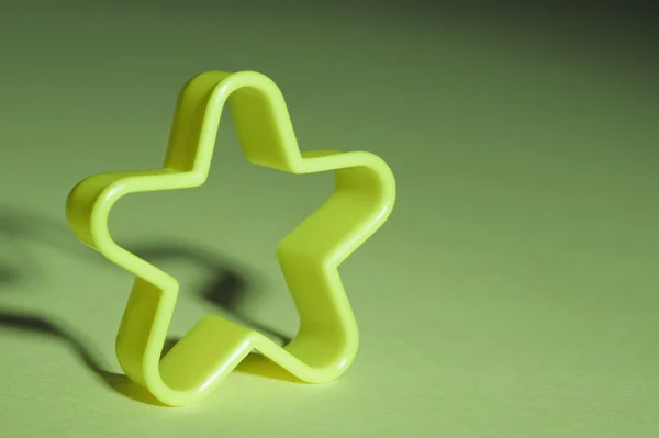 Cortador de biscoitos em forma de estrela — Fotografia de Stock