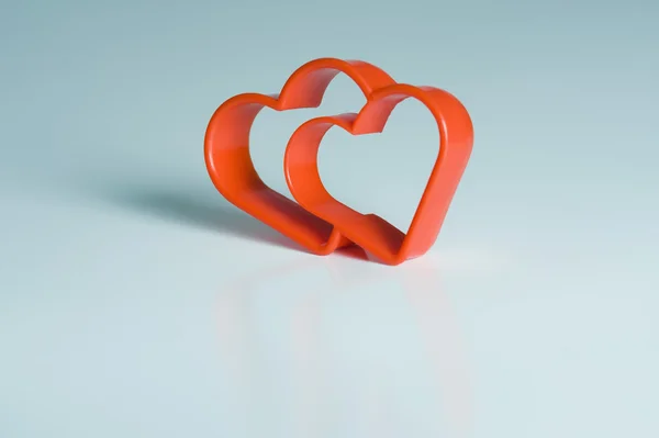 Cortador de galletas en forma de corazón — Foto de Stock
