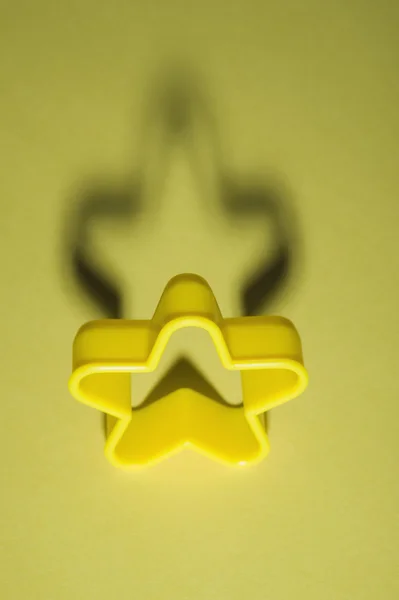 Star shaped cookie cutter — Stock Photo, Image