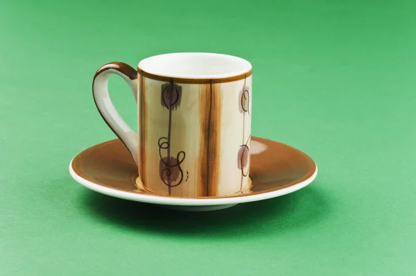 Saucer with a tea cup — Stock Photo, Image