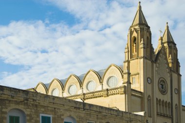 bir kilise, balluta kilisenin düşük açılı görünüş