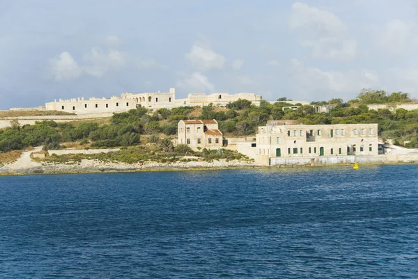 Houses on an island — Stock Photo, Image