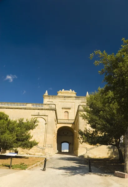 Ingresso di un forte, Malta — Foto Stock