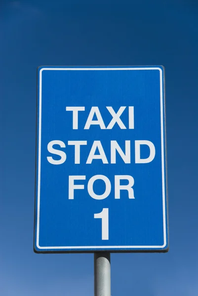 Taxi stand board — Stock Photo, Image