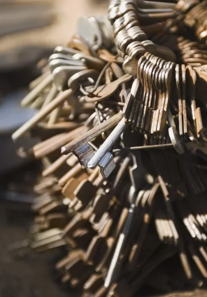 Roestige sleutels — Stockfoto