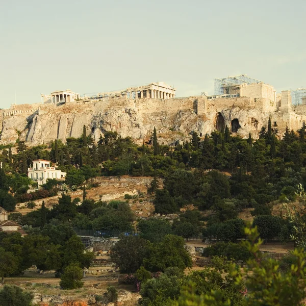 Citadel under renovering, Akropolis — Stockfoto