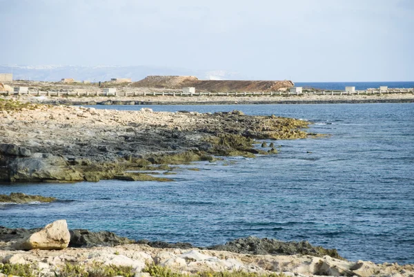 Vista panorâmica de um litoral — Fotografia de Stock