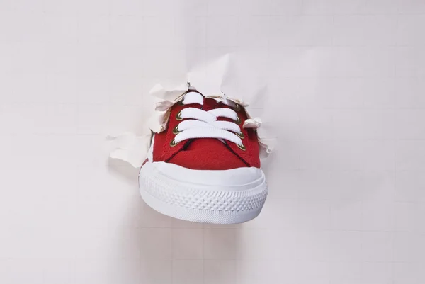 Canvas shoe — Stock Photo, Image