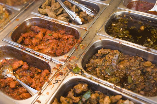Indiska maträtter — Stockfoto