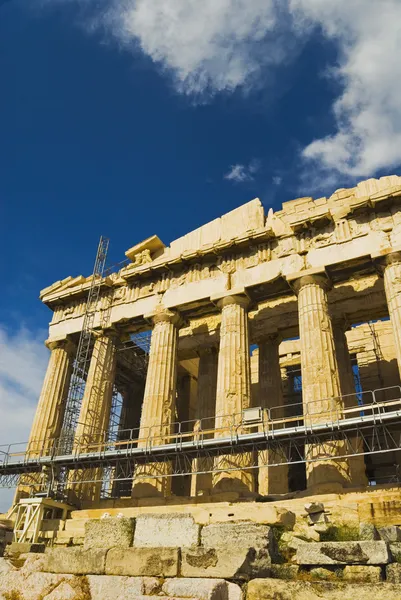 Templo antigo em renovação, Partenon — Fotografia de Stock