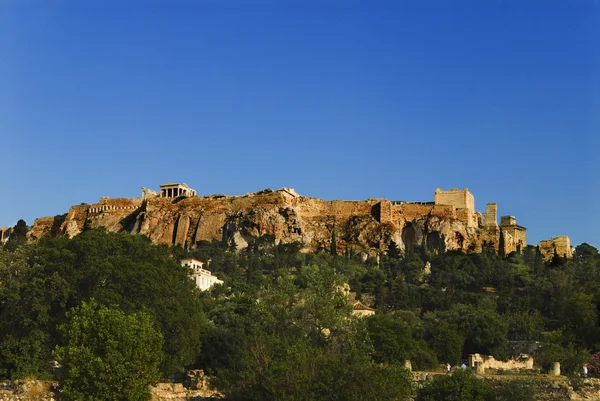 Ruinas de una ciudadela, Acrópolis — Foto de Stock