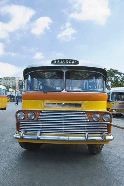 Bus in a bus terminus — Stock Photo, Image