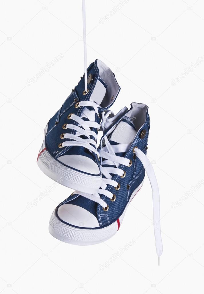 Pair of canvas shoes