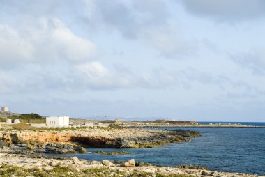 panoramik manzaralı bir sahil şeridi