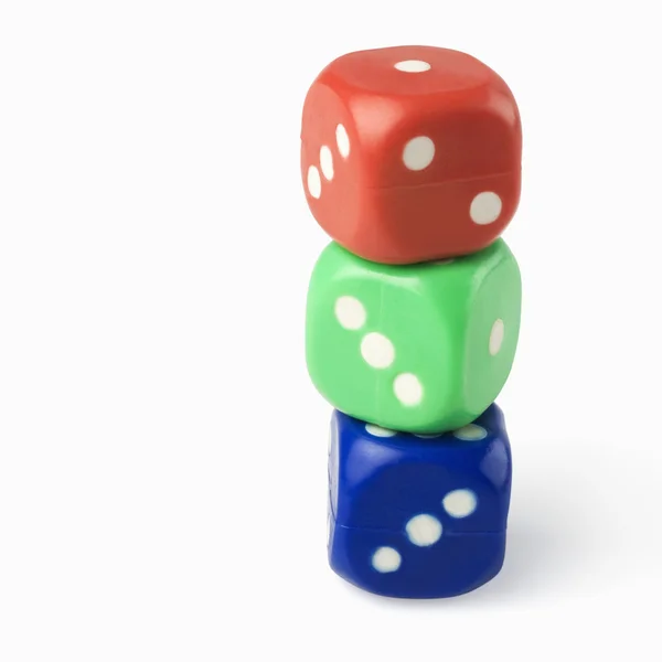 Three dices — Stock Photo, Image