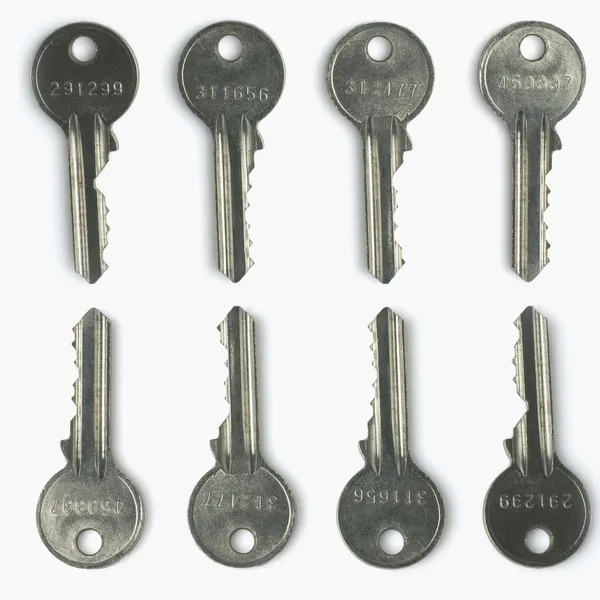 Close-up van sleutels — Stockfoto