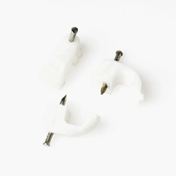 Kabel clips — Stockfoto