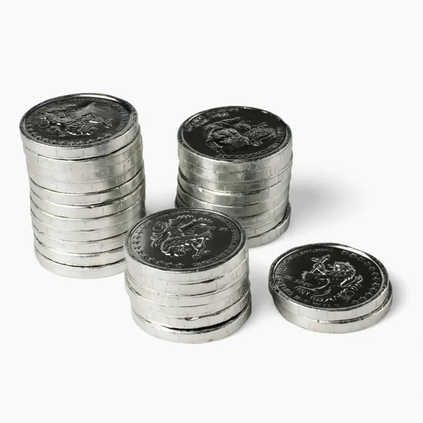 Stack-érmék — Stock Fotó