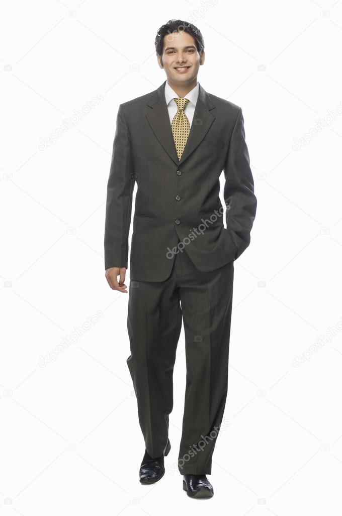Businessman standing