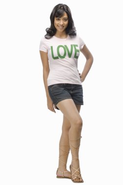 kadın moda model poz