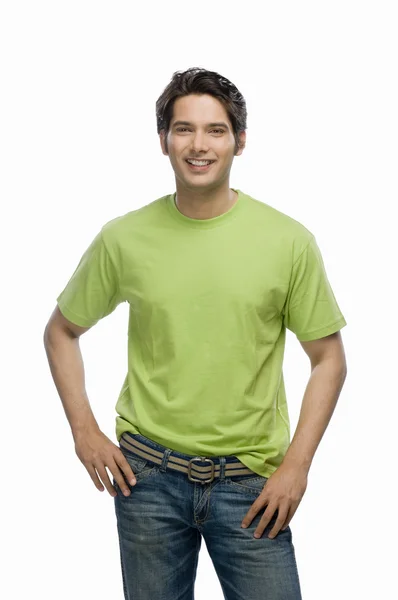 Young man smiling — Stock Photo, Image