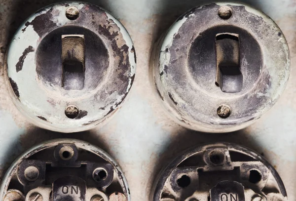 Interruptores de luz antiguos —  Fotos de Stock