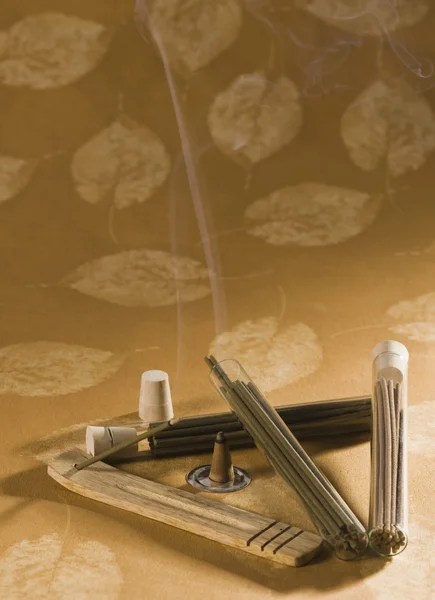 Incense stick burning — Stock Photo, Image