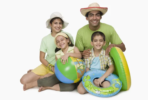 Family enjoying on vacations — Stock Photo, Image