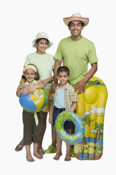 Family enjoying on vacations — Stock Photo, Image