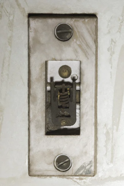 Damaged door bell switch — Stock Photo, Image