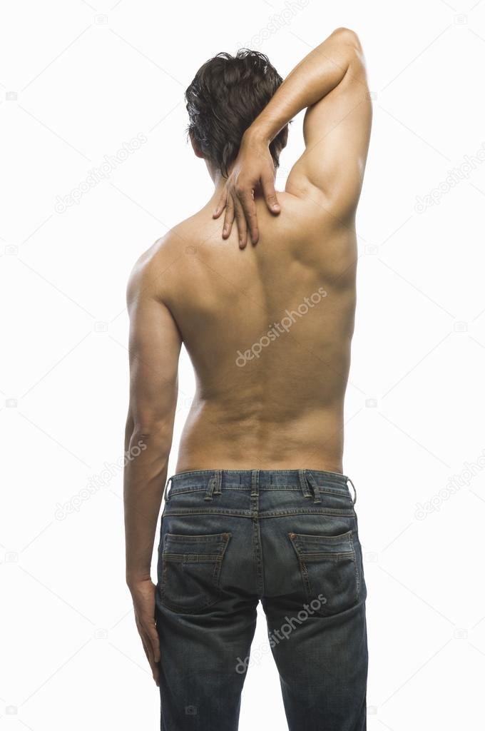 Man suffering from backache