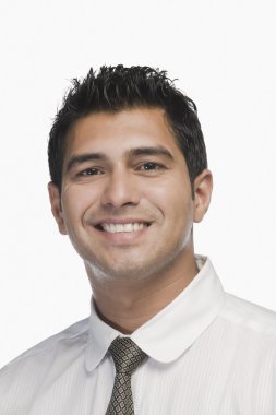 gülümseyen iş adamı