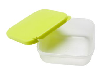 플라스틱 컨테이너의 클로즈업