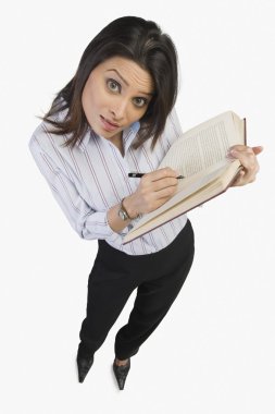 üzerine bir kitap işaretleme işkadını