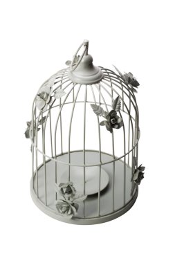 Close-up of a birdcage clipart