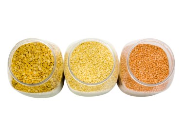 Mung Güvercin Bezelye ve mercimek bakliyat kavanoz